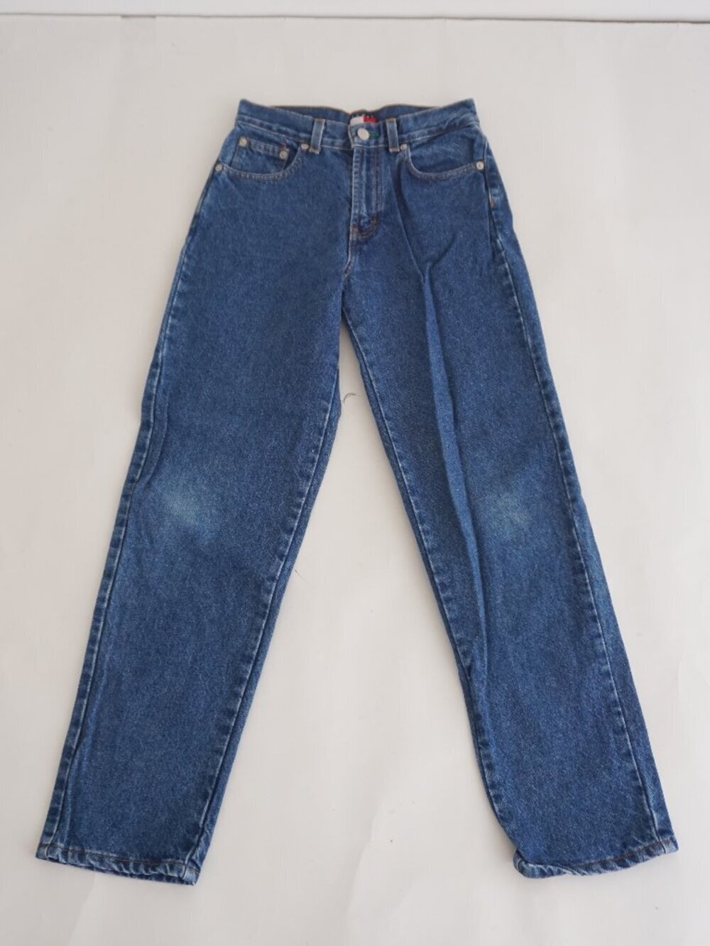 Vintage Tommy Hilfiger Mom Blue High Rise Straight Leg Denim Jeans Cotton 12